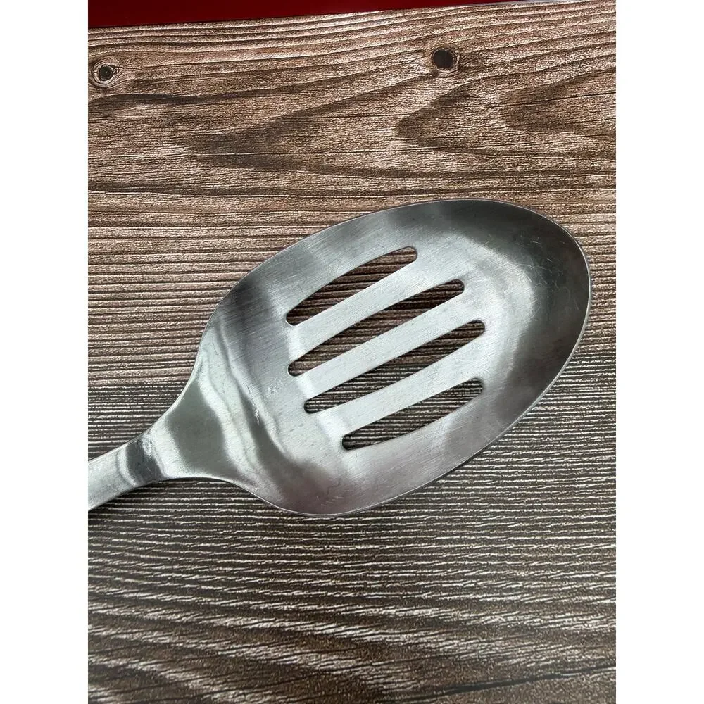 OXO Steel Slotted Spoon Stainless Steel 14” Serving Kitchen Utensil
